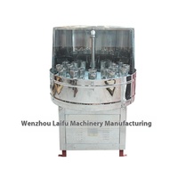 Factory Direct 24 Head Semi-Automatic Stainless Steel Bottle Washer Backwashing Equipment LIBAIJIA Brand 220V 1 Year Warranty