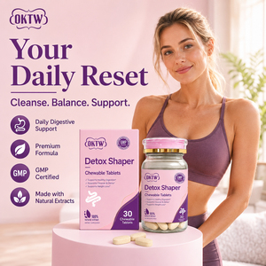 OKTW Tabletas prensadas Cleanse en stock con suplemento desintoxicante de cardo mariano, marca personalizada, alta demanda, venta al por mayor - Product Image 1