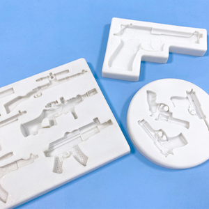 Pistolet de Simulation 3d <span class=keywords><strong>en</strong></span> Silicone, pistolet Sniper, <span class=keywords><strong>chocolat</strong></span>, bonbons décoratifs, moule de Fondant pour bricolage, outils à faire soi-même - Product Image 2