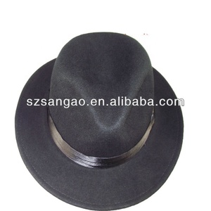 Sombrero de Lana Peruana Europea Negra al por Mayor, Sombrero de Fieltro Personalizado Barato, Nuevo Estilo - Product Image 2