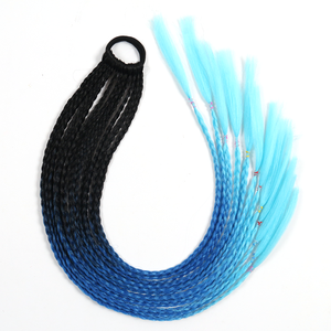 Parrucca intrecciata a tre fili <span class=keywords><strong>colorata</strong></span> intrecciata <span class=keywords><strong>africana</strong></span> <span class=keywords><strong>treccia</strong></span> sintetica Multi-colore per capelli all'uncinetto all'ingrosso - Product Image 4