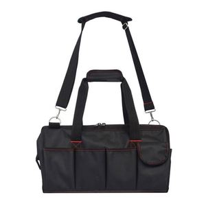 Free sample 18-inch Tool <b>Storage</b> Bag Organiser, Wide <b>Open</b> Mouth Heavy Duty Muti-Purpose Tool Bag with Adjustable Shoulder Strap - Product Image 5