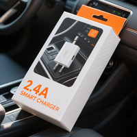 Boîte d'emballage en papier cartonné pour kit d'outils pliable avec impression de logo personnalisée en gros, adaptateur de chargeur, boîte d'emballage en papier pour accessoires