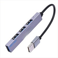 Hub USB pour ordinateur portable en ABS, multi-interface, répartiteur sans fil, station d'accueil Type C, 4 ports, vente en gros