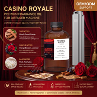 Diffuseur d'huiles essentielles Woody Rose : Notes de tête roses et douces, notes de cœur, notes de fond royales d'ambre gris, parfum élégant et apaisant