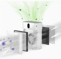 Filtre purificateur d'air H13 PP HEPA direct usine, capture la poussière, le pollen, la fumée, les squames d'animaux, les spores de moisissure, pour la maison, la voiture, alimenté par USB, haute performance