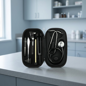 Medical Class II Professional Waterproof Manual <b>Hard</b> <b>Shell</b> Stethoscope Carrying <b>Case</b> CE Certified Hospital Clinic Use 1 Year - Product Image 3