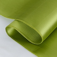 Vente en gros du fabricant Chemin de table en satin surjeteuse haute densité, nappe de mariage décontractée de style européen moderne en tricot pur