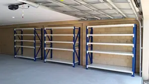 200kg Storage Shelves Garage 5 Layer Long Span Rack System Shelving Medium Duty Warehouse