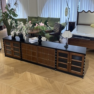 Modern <b>TV</b> Stand & Console Living Room Furniture for Apartment & Hotel-Durable Wood Storage Eco-Friendly Santafy - Product Image 3