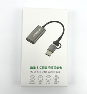 Tarjeta <span class=keywords><strong>de</strong></span> Captura <span class=keywords><strong>de</strong></span> Video 4K HD USB 3.0 Tipo-C con Entrada HDMI para Transmisión en Vivo, Grabación, Videojuegos, Videoconferencias, OBS - Product Image 6