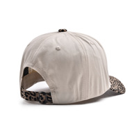 Casquettes de baseball 5 panneaux imprimées léopard bicolores, style trucker, tendance, luxueuses, respirantes et imperméables