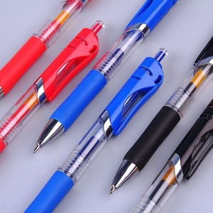 Stylo gel à bouton-poussoir personnalisable, pointe en gel de 0,5 mm, pointe en plastique, papeterie de bureau et scolaire, outil d'écriture - Product Image 4