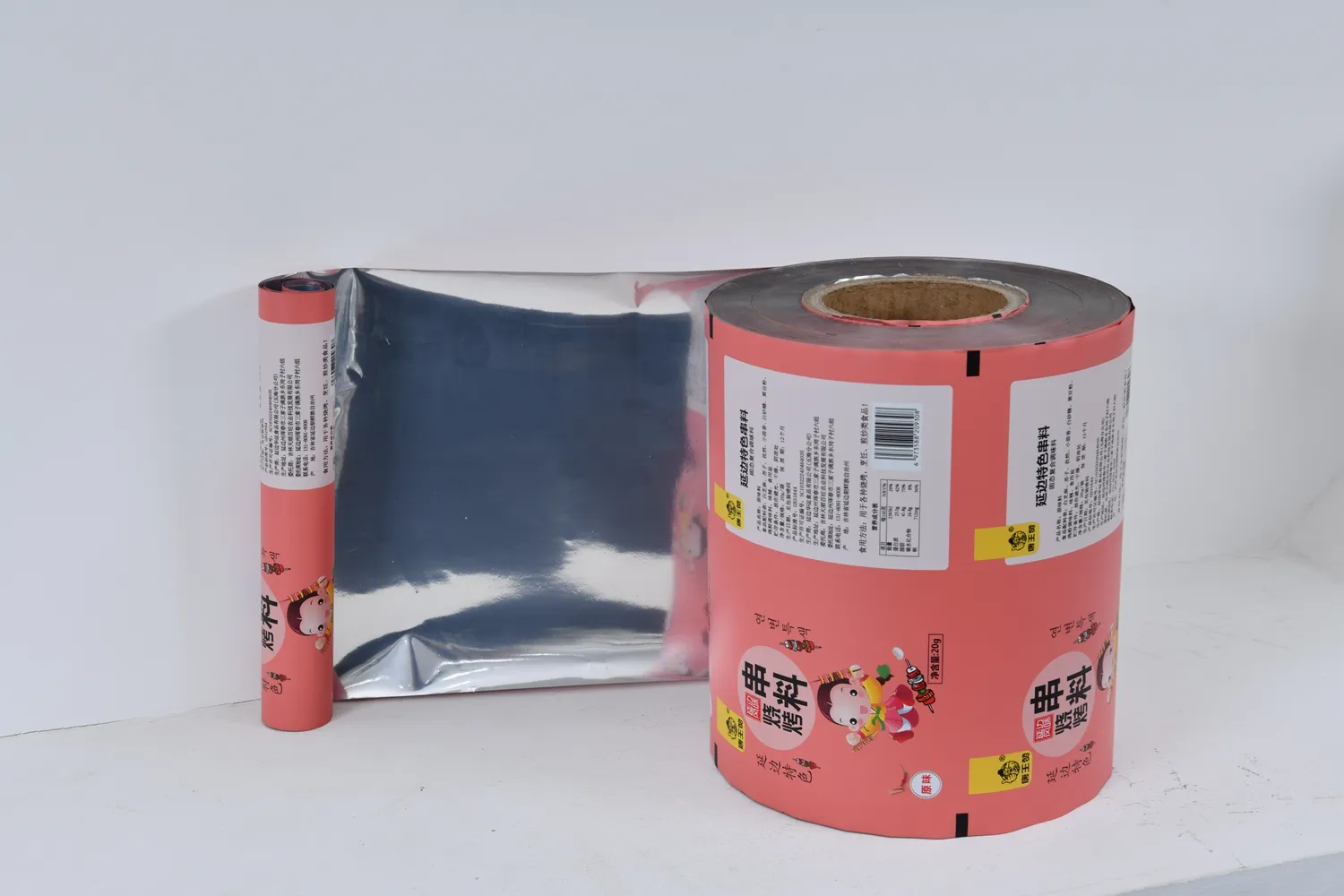 Aangepaste Print Transparante Doorzichtige Hoge Barrière Pva Vloeibare Yoghurt Melk Verpakking Roll Voorraad Film