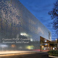Mur-rideau en acier Corten gravé sur mesure acceptant différents motifs de trous, dimensions et correspondances de couleurs pour les projets architecturaux