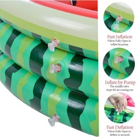 Piscine gonflable d'été pour enfants, pataugeoire ronde en PVC pour bébés, en forme de pastèque
