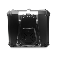 Boîtes latérales de moto en aluminium de grande capacité 100L, coffre arrière pour la livraison de nourriture, top case pour moto