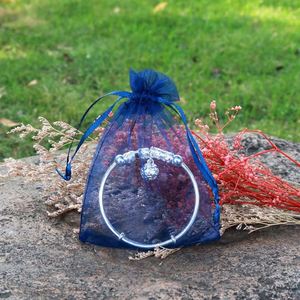 Drawable <b>White</b> <b>Small</b> Organza <b>Bags</b> 7x9cm Favor Wedding Christmas Gift <b>Bag</b> Jewelry Packaging <b>Bags</b> & Pouches - Product Image 5