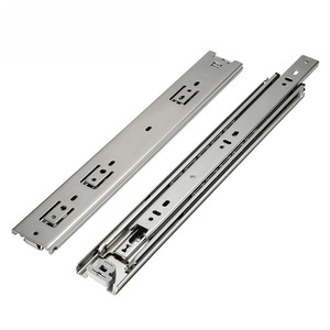 Stainless Steel Ball Bearing Slide <b>for</b> <b>Tool</b> Cabinet Industrial Drawer 45KG Heavy Duty 3-Section Slide Rail - Product Image 1