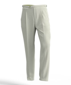 Costume <span class=keywords><strong>homme</strong></span> 2 pièces vert clair ODM |   Blazer croisé avec doublure imprimée feuilles et pantalon plissé - Product Image 4