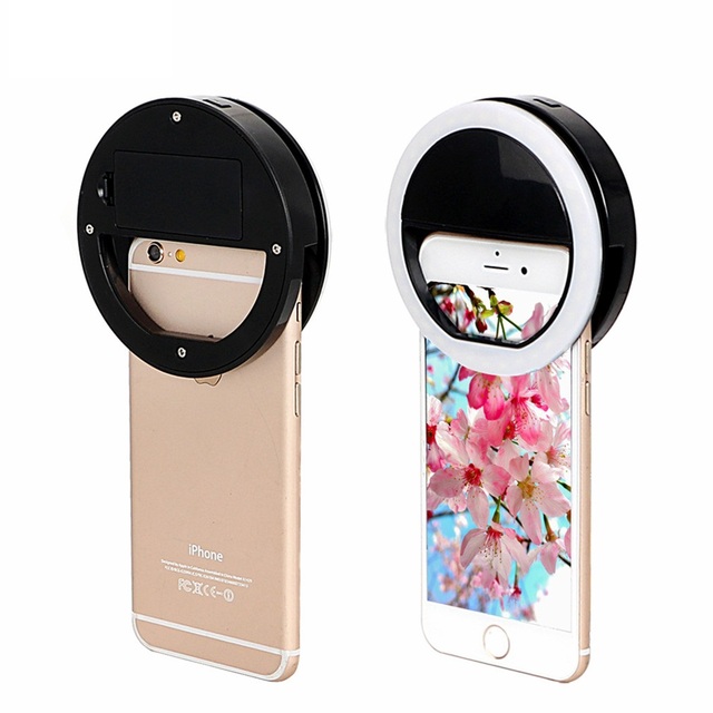Universal Selfie Ring Light Portable Flash 36Leds Camera Phone Photography Enhancing Photography Flash Light Clip for Smartphone