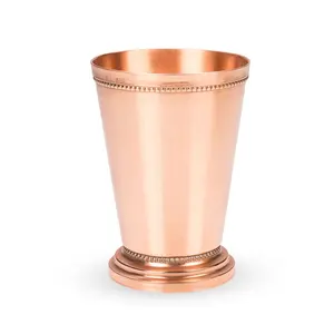 Hot Selling Most Popular Design Daily Use Julep Cup For Home Food Safe Metal Drinking Glass For Crushed Ice Drink Serve