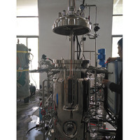 Nouveau bioréacteur de laboratoire NUOYUN 5L en acier inoxydable 316, fermenteur, système de contrôle automatique, cuve sous pression, longue durée de vie, 1 an