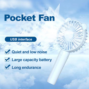 New Chất Lượng Cao Tiếng Ồn Thấp Nhỏ Tốc Độ Cao Gió Làm Mát Bảng Điện USB Di Động Cầm Tay Có Thể Sạc Lại Mini <span class=keywords><strong>Fan</strong></span> - Product Image 2