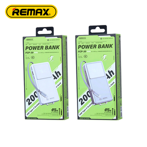 Banco de Energía de Carga Rápida de 45W y 20000mAh con Cable Tipo-C Telescópico Integrado, Bancos Portátiles para Laptops y Teléfonos FCP-30 con Carga Rápida de 45W - Product Image 4