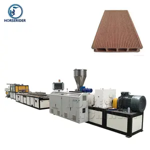 plastic PVC PE PP WPC profile extrusion line