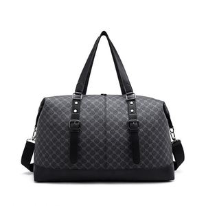 Bolsa de Viaje Deportiva Unisex Personalizable con Logotipo, de Cuero PU, con Cierre, Resistente al Agua, con Patrón Geométrico, Organizador para Gimnasio - Product Image 1