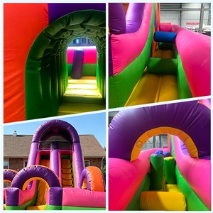 Commercial Inflatable <b>Slide</b> for Kid Big Cheap Bounce House Jumper Colorful Bouncy Jump Castle Bouncer - Product Image 4