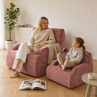 Fauteuil de lecture pour enfant moderne et léger en mousse, avec housse amovible lavable en machine, mini canapé pour tout-petits, canapé pour enfants