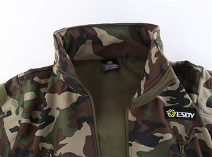 CP Camo ESDY High Quality Tactical Jackets for <strong>Men</strong> Customized Wholesale Outdoor Camouflage Tactical Jacket - Product Image 4