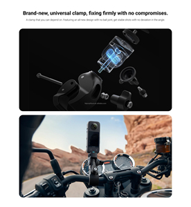 <span class=keywords><strong>Kit</strong></span> de Accesorios para Motocicleta <span class=keywords><strong>Insta360</strong></span>, Soporte para Cámaras <span class=keywords><strong>Insta360</strong></span> <span class=keywords><strong>One</strong></span> <span class=keywords><strong>X2</strong></span> X3 X4 Ace Pro, Soporte para Motocicleta - Product Image 2