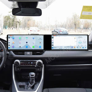 MOOKAKA çift 12.3 inç Android 14 araba radyo Toyota RAV4 2020-2022 için araba <span class=keywords><strong>Stereo</strong></span> multimedya GPS Navi kablosuz CarPlay kafa ünitesi - Product Image 6