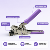 Outil d'alimentation de précision pour clips de raccordement en cuivre SMT, type agrafeuse, pour l'assemblage continu de bobines de ruban, en acier inoxydable