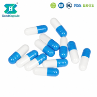 Coques de capsules dures à base de plantes HPMC, végétaliennes, végétariennes, certifiées Halal et Casher, sans ETO, sans chloroéthanol, d'origine non animale