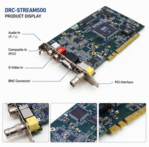 Tarjeta <span class=keywords><strong>de</strong></span> Captura y Compresión <span class=keywords><strong>de</strong></span> <span class=keywords><strong>Video</strong></span>/Audio Analógico Digital Rapids DRC-500 Stream500 - Product Image 4