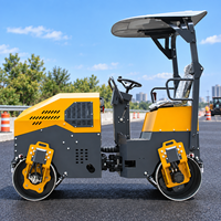 Rouleau compresseur tandem de 2,5 tonnes pour les projets de réparation routière et de compactage d'asphalte