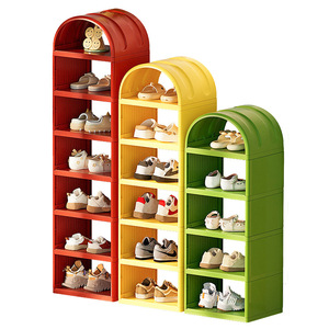Childrens Shoe Rack 5 Tier 19Cm Depth Space Saving Entryway Storage For Home Use - Product Image 2