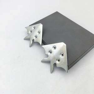 Supports d'angle en aluminium 81x35mm, connecteurs durables pour armoire, penderie, étagère, accessoires de quincaillerie - Product Image 1