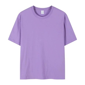 Custom Heavyweight 100% Cotton T Shirt OEM ODM Oversized Unisex Crew Neck Blank Short Sleeve <b>Tee</b> with Logo - Product Image 5