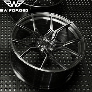 ล้อแม็กซ์ Bw Custom Monoblock Forged Brushed Black Alloy ขอบเว้าลึก 5x114.3 5x130 5x120 ขนาด 16-22 นิ้ว สำหรับ cadillac BMW <span class=keywords><strong>Audi</strong></span> C7 - Product Image 1