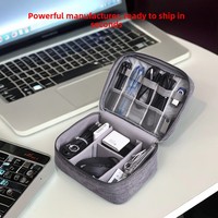 Sac de rangement multifonctionnel tendance, portable, multi-usages, grande capacité, pour voyages d'affaires, organisateur de câbles numériques