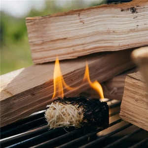 Allume-feu en laine de bois personnalisé pour le camping en plein air, allumage rapide et facile, pour feu de joie, combustion longue durée - Product Image 4