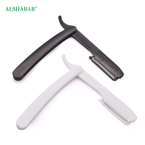 <span class=keywords><strong>Rasoir</strong></span> de sécurité jetable en plastique pliable ALSHABAB <span class=keywords><strong>pour</strong></span> la coupe de la <span class=keywords><strong>barbe</strong></span> et des cheveux des hommes, <span class=keywords><strong>lame</strong></span> en acier inoxydable, rasage droit - Product Image 5