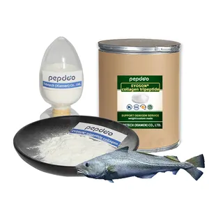 Poudre de tripeptide de collagène de poisson hydrolysée par bonne solubilité de haute qualité à vendre