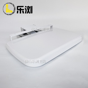 Le Liu Wall Mounted <b>Folding</b> Bath Seat 49.5x52x12.5cm Plastic Aluminum Alloy <b>Shower</b> <b>Stool</b> For Elderly And Pregnant Women - Product Image 5
