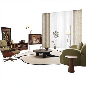 <span class=keywords><strong>Tende</strong></span> <span class=keywords><strong>a</strong></span> <span class=keywords><strong>Pieghe</strong></span> <span class=keywords><strong>Francesi</strong></span> Color Crema Chiaro con Motivi Floreali e Alta Ombreggiatura per Soggiorno e Camera da Letto, Atmosfera Sofisticata - Product Image 4